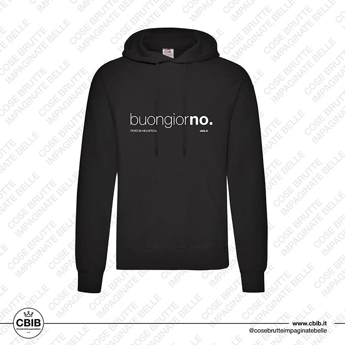 felpa buongiorNO - uomo