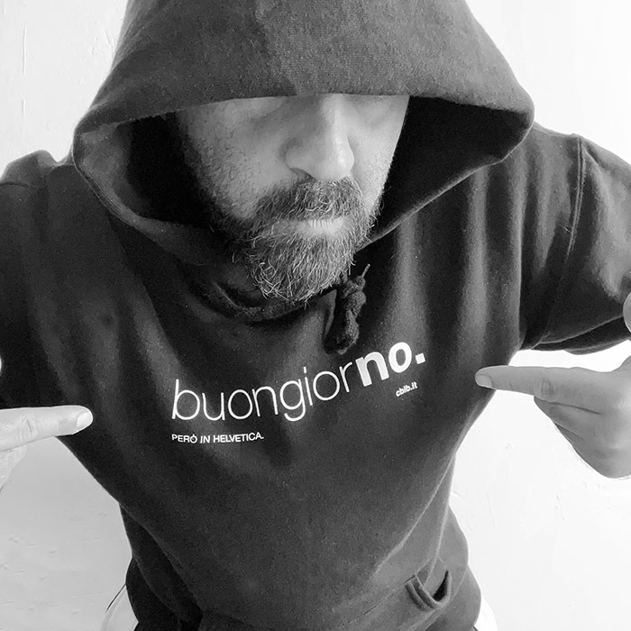 felpa buongiorNO - uomo - immagine 2