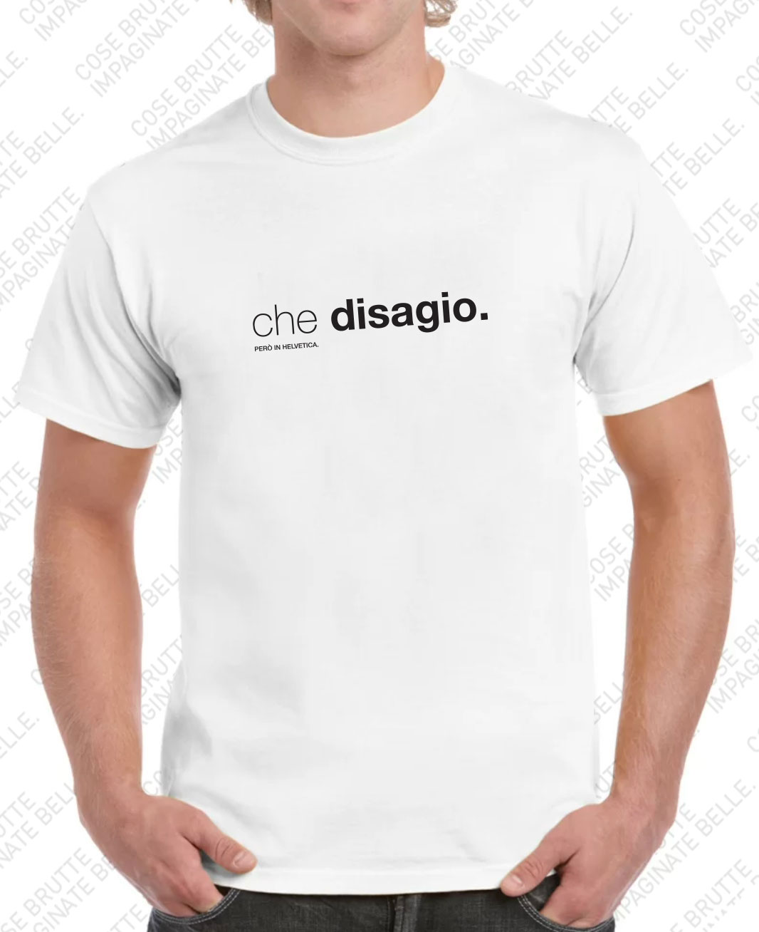 t-shirt CHE DISAGIO (bianca)